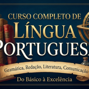 Curso completo de Língua Portuguesa.