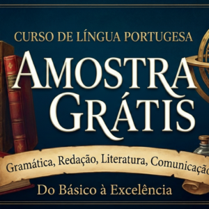 Curso amostra grátis de Língua Portuguesa.